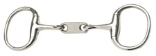 English Saddle Stainless Steel Dr. Bristol 5" mouth Eggbutt Snaffle Horse Bit