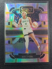 2023-24 Panini Select WNBA Silver Prizm Dana Evans Chicago Sky #73 Parallel