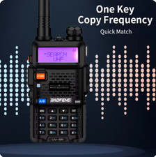 BAOFENG UV-5R WALKIE TALKIE RICETRASMITTENTE  DUAL 136-174-400-520 MHZ VHF/UHF