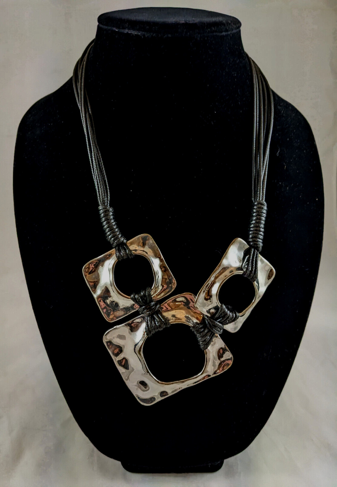 Vintage Multi-Stand Statement Necklace - image 4