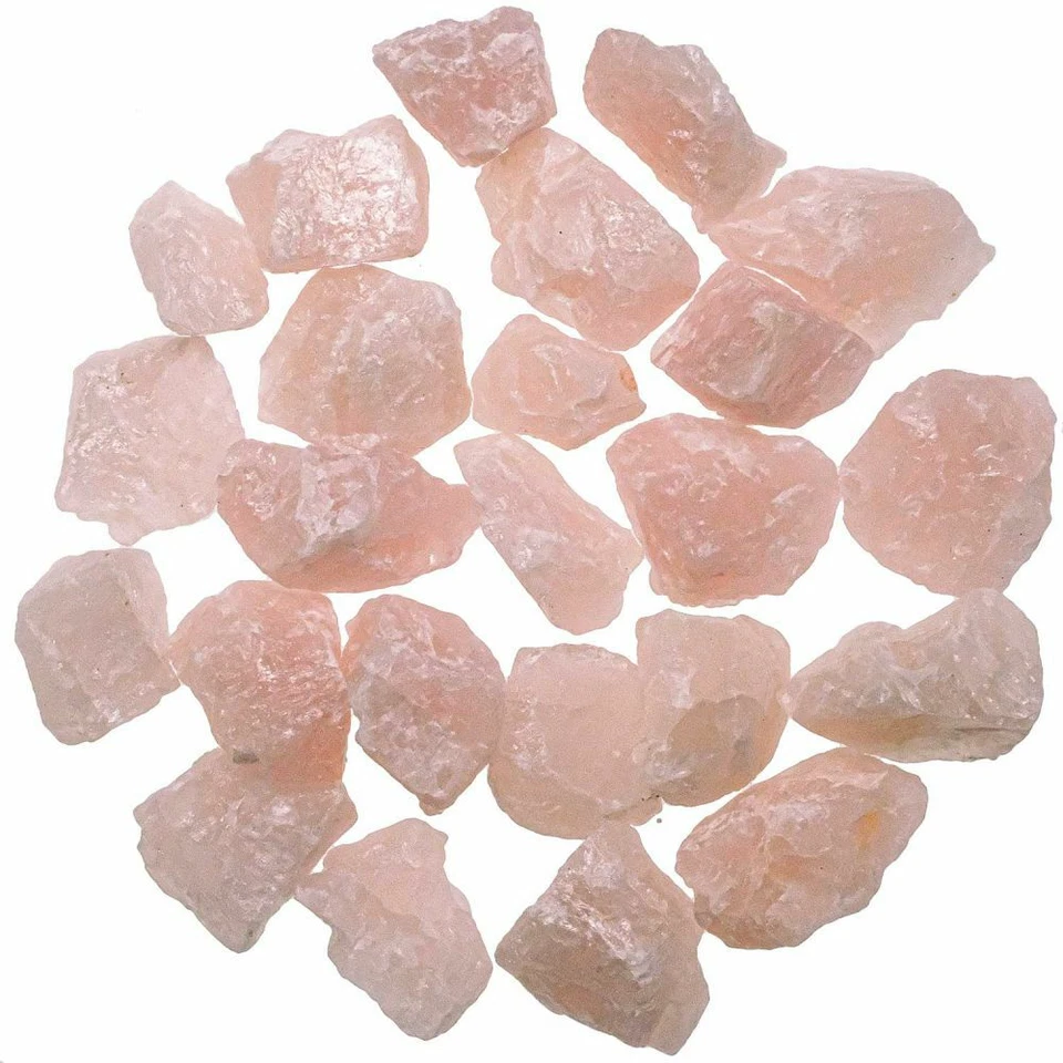 NATUROSPHÈRE Pierres brutes quartz rose - 3 à 4 cm - 100 grammes