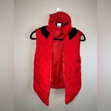 FORTNITE Red Childs Puffer Vest with spikes Size xl Medium Boy Girl Spirit