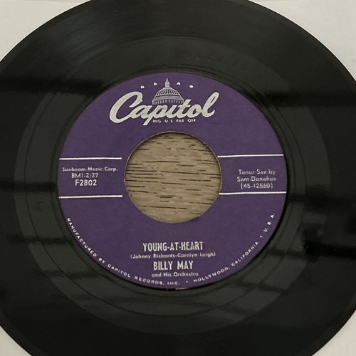 Billy May And His Orchestra - Young-At-Heart / Lemon Twist 1954 7" Capitol NM - Picture 2 of 4