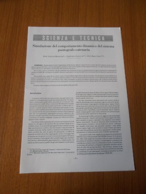 DYNAMISCHE VERHALTENSSIMULATION DES STROMABNEHMERSYSTEMS OBERLEITUNG EISENBAHNEN