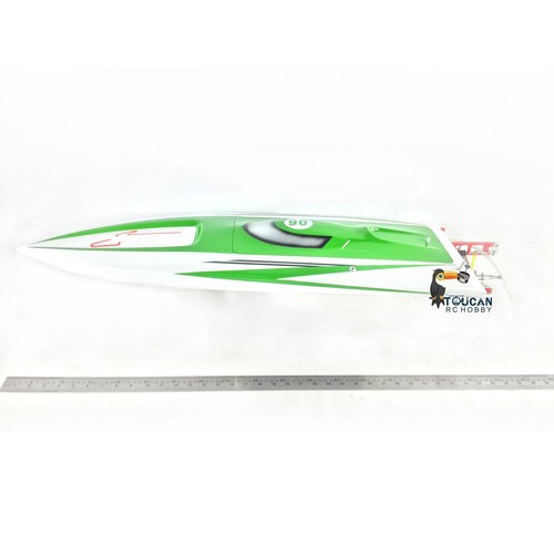 E36 Electric Race RC Boat Fiber Glass Green PNP W/O Battery W/ Motor Servo ESC - Picture 6 of 7