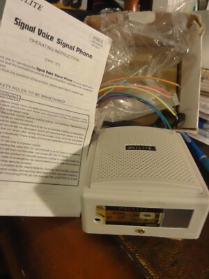 Patlite BT-120M Signal phone Acoustic Signal Phone  New in (open Box)