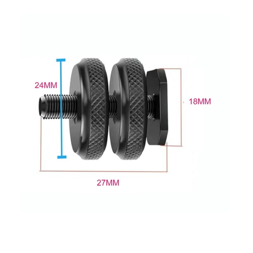 Supporto clip cellulare + adattatore a vite attacco treppiede per fotocamera reflex DSLR - Foto 9 di 11