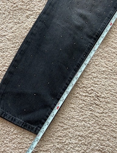 Zara The Slim Jeans mit Strass schwarz US Größe 6 - Bild 6 von 11