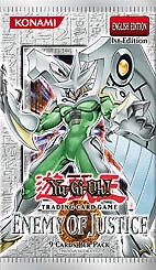 Yu-Gi-Oh! TCG Enemy of Justice Sealed Collectible Card Game Packs