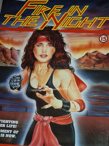 Fire in the Night (1985) Artwork- Original UK Video Poster