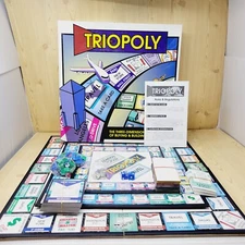 Vintage 1998 Triopoly The Three Dimensional Game of Buying & Building Cities 