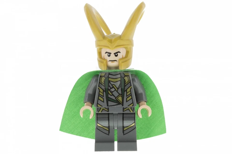 Lego Minifigure Marvel Super Heroes - Loki (sh0033a) Set 10721 - Photo 1/1