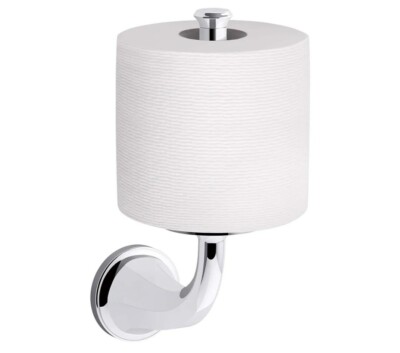 31207-CP REFINED VERTICAL Toilet PAPER Tissue Holder-Polished Chrome NEW IN BOX!