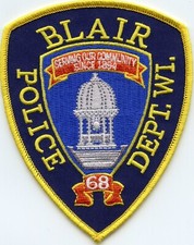 BLAIR WISCONSIN POLICE PATCH