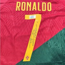 Cristiano Ronaldo Signed Portugal Jersey With COA
