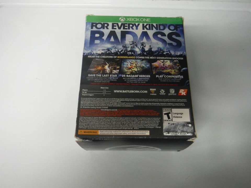Exclusivo de Battleborn GameStop con figura coleccionable extra Xbox One nuevo Foto 2 de 2