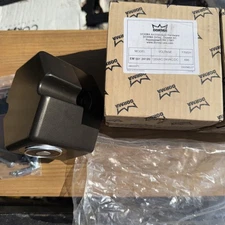 New Dorma EM 501 24120 Door Holder, Floor Mounted,120VAC/24VAC/DC, 689 Finish