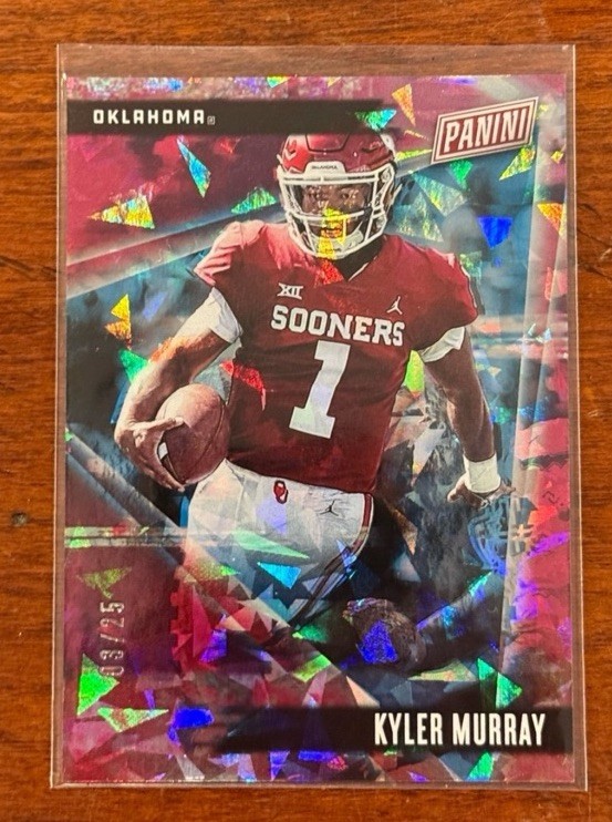 2019 Panini Father's Day Cracked Ice Kyler Murray ROOKIE RC /25 #KM OK Sooners