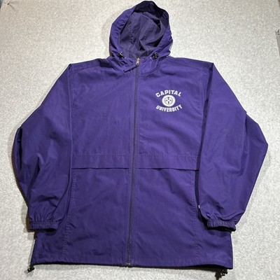 Champion Capital University Full Zip Hooded Jacket - Mens Size Large L