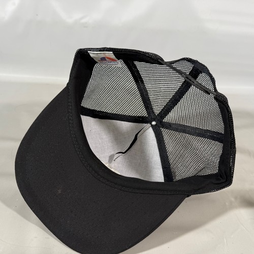 Vintage Chevron Plexco Double Snapback Rope Mesh Trucker Hat Cap Oil Gas N - Picture 10 of 11