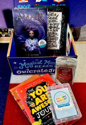 #ad Owl Crate Jr Gift Box Set Amari and The Night Brothers New Sealed Autographed $39.99