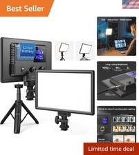 12W LED Video Light with Adjustable Brightness - Ideal for Professional Lighting
