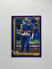 2025 TOPPS CHROME BLAKE CORUM TRUE PURPLE REFRACTOR  /75 #171 RAMS