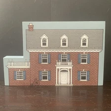 Vintage Cat's Meow Hometowne Collectibles Wood Presidents House Kutztown Uni PA
