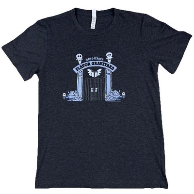 2018 Ben & Jerry Homemade Inc  R.I.P FLAVOR GRAVEYARD Work Employee T-shirt Sz M