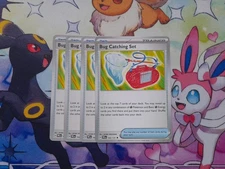 4x Bug Catching Set 102/131 x4 - Prismatic Evolutions - Pokemon TCG - Playset