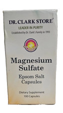 Dr. Dr Clark Store Magnesium SULFATE Epsom Salt 1030mg 100ct 5/27