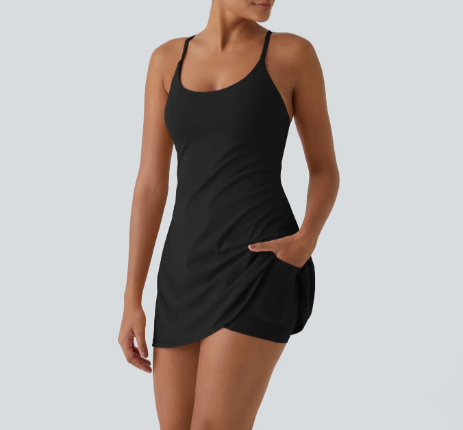 Halara Softlyzero Plush Backless Active Dress Eas… - image 2