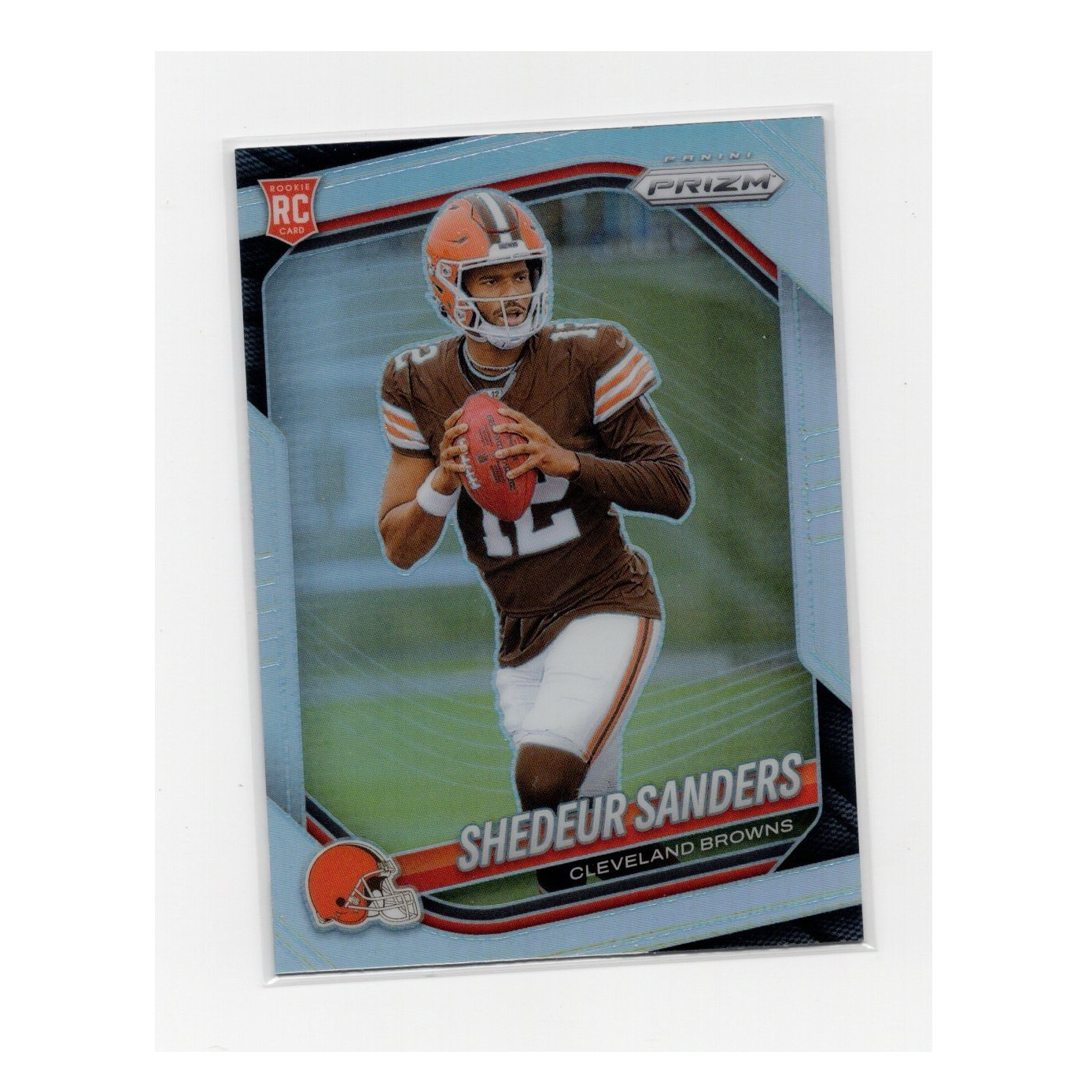 Panini 2025 Prizm Shedeur Sanders Browns Silver Prizm Rookie #302 NFL