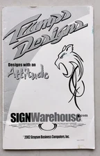 Tramp's Designs signmaking CD/booklet, clip art, graphics, pinstriping, vinyl