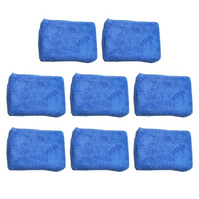 Car Microfiber Wax Foam Applicator Pads Microfiber Square Sponge Detailing Clean
