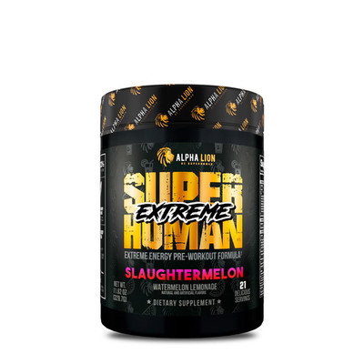 Alpha Lion Superhuman Extreme Watermelon Lemonade Flavor Pre-Workout 329g NEW