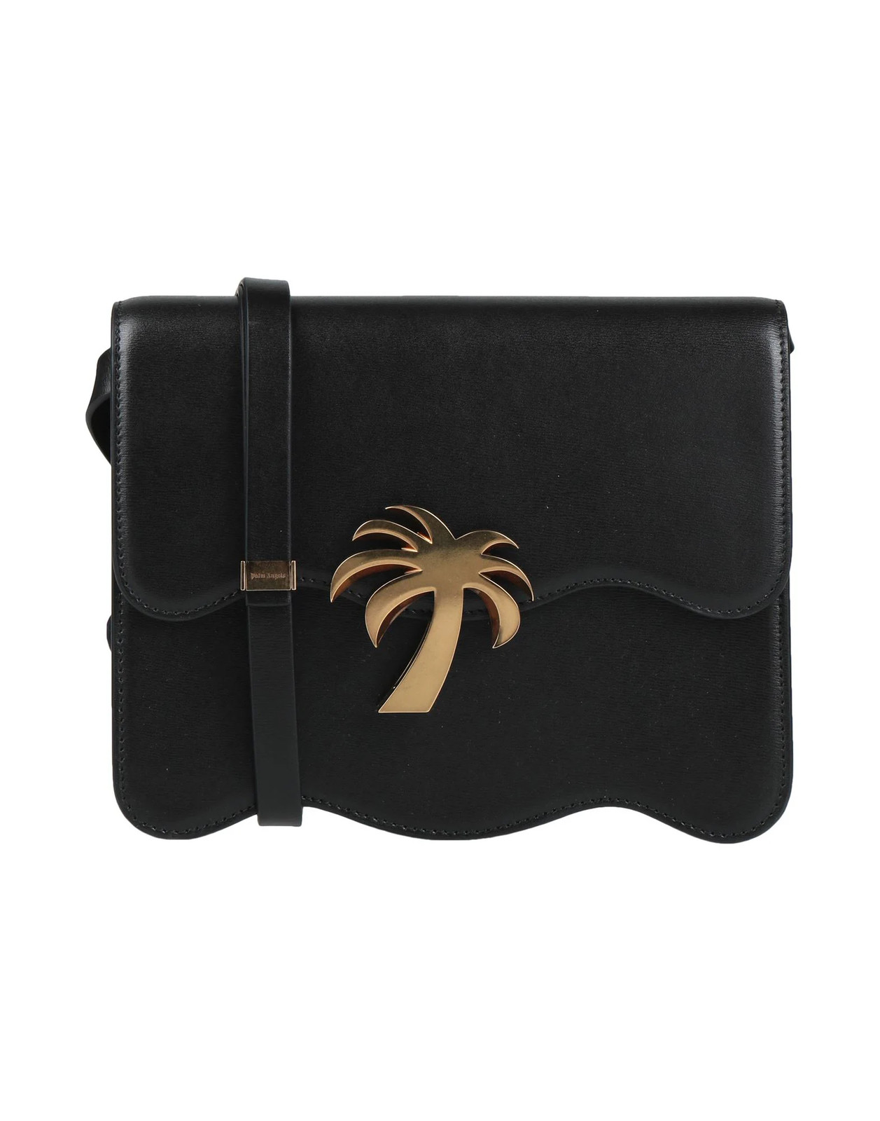 Palm Angels - Women - Leather Flap bag - Black 245590₽