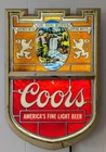 Vintage Coors Lighted Beer Sign Perma Color Adolph Coors Works Wall Light