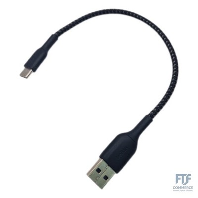 Belkin BoostCharge geflochtenes USB-C-Ladekabel, USB-C-/USB-Kabel, USB-Typ-C-Kab