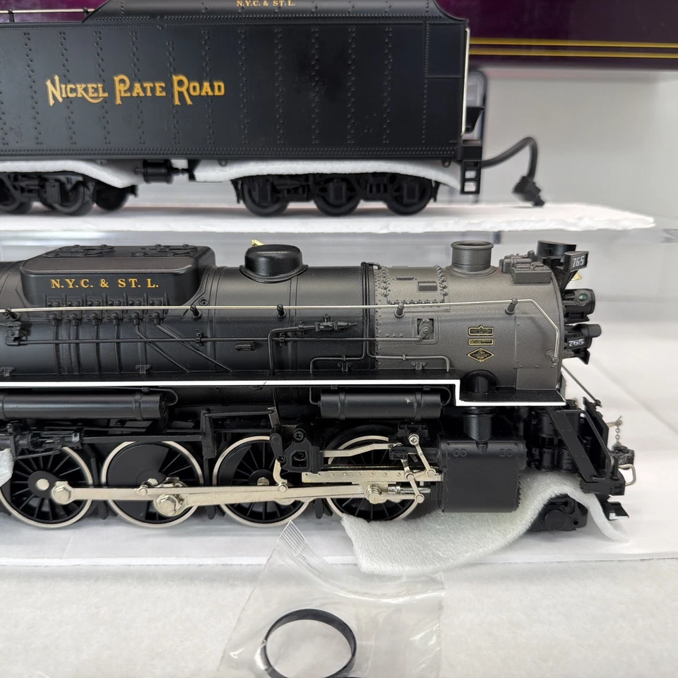MTH Premier 20-3032-1 Nickel Plate Road 2-8-4 Berkshire PS.1 O #765 Used BCR NKP - Image 3 of 4