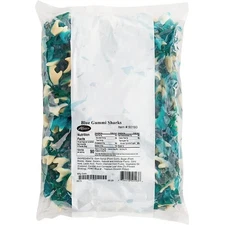 Albanese World's Best Blue Gummi Sharks, 5lbs - Fat Free /Gluten Free Fresh Stok
