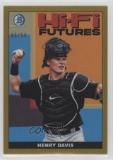 2022 Bowman Hi-Fi Futures Gold Refractor 5/50 Henry Davis #HIFI-17 0z8v