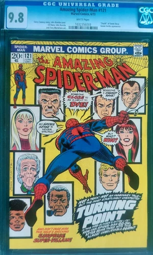 The Amazing Spider-Man #121 - CGC 9.4 NM - classic death of Gwen Stacey issue