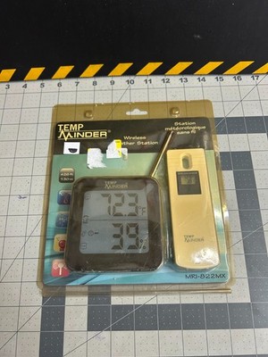 NOS Vintage Temp Minder Wireless Weather Station MRI-822MX outdoor temperature