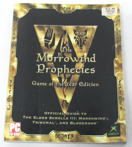 The Morrowind Prophecies Game Of The Year Edition Official Strategy Guide