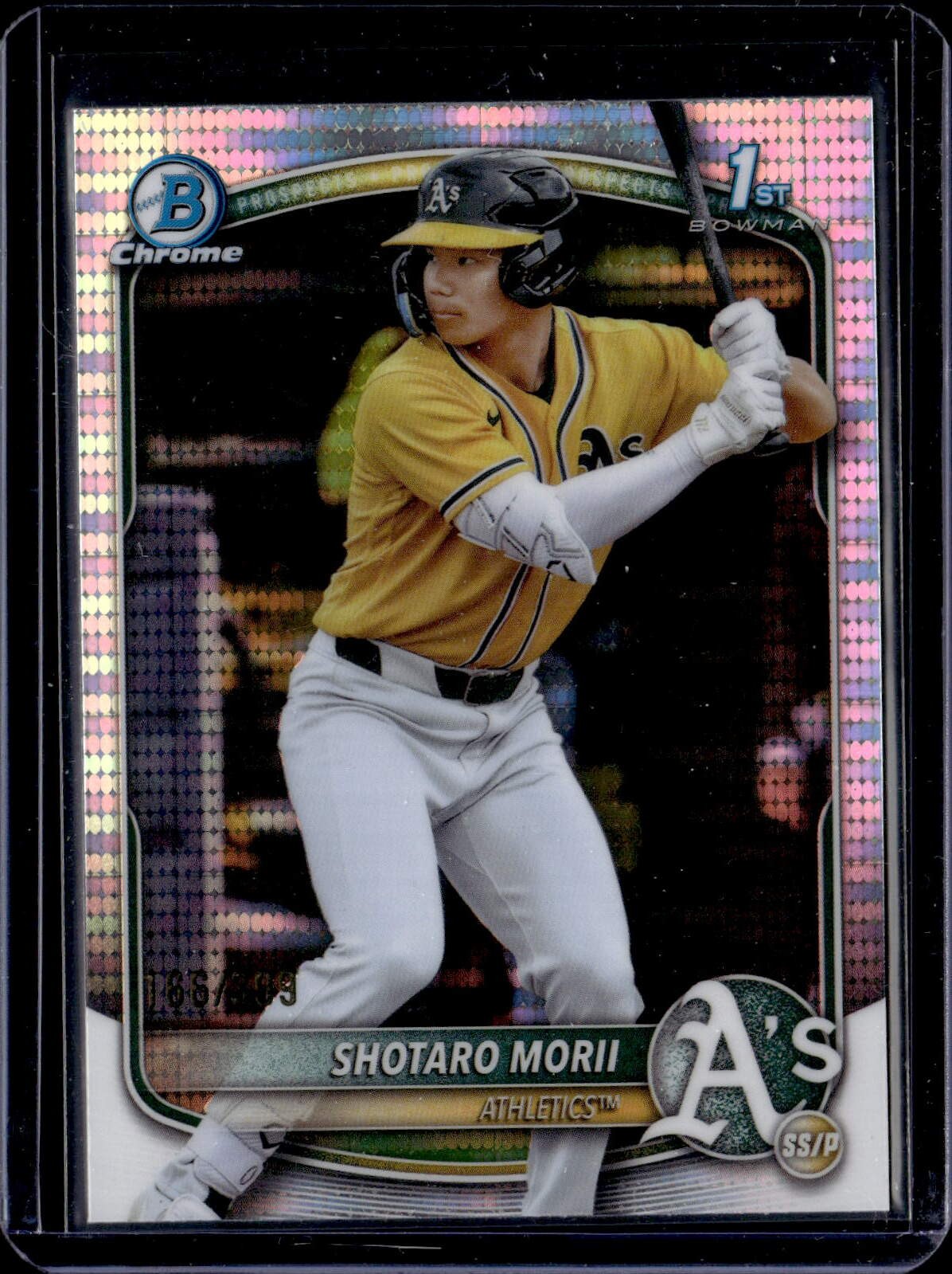 2025 Bowman Chrome #BCP-170 Shotaro Morii Prospects Pulsar #/399