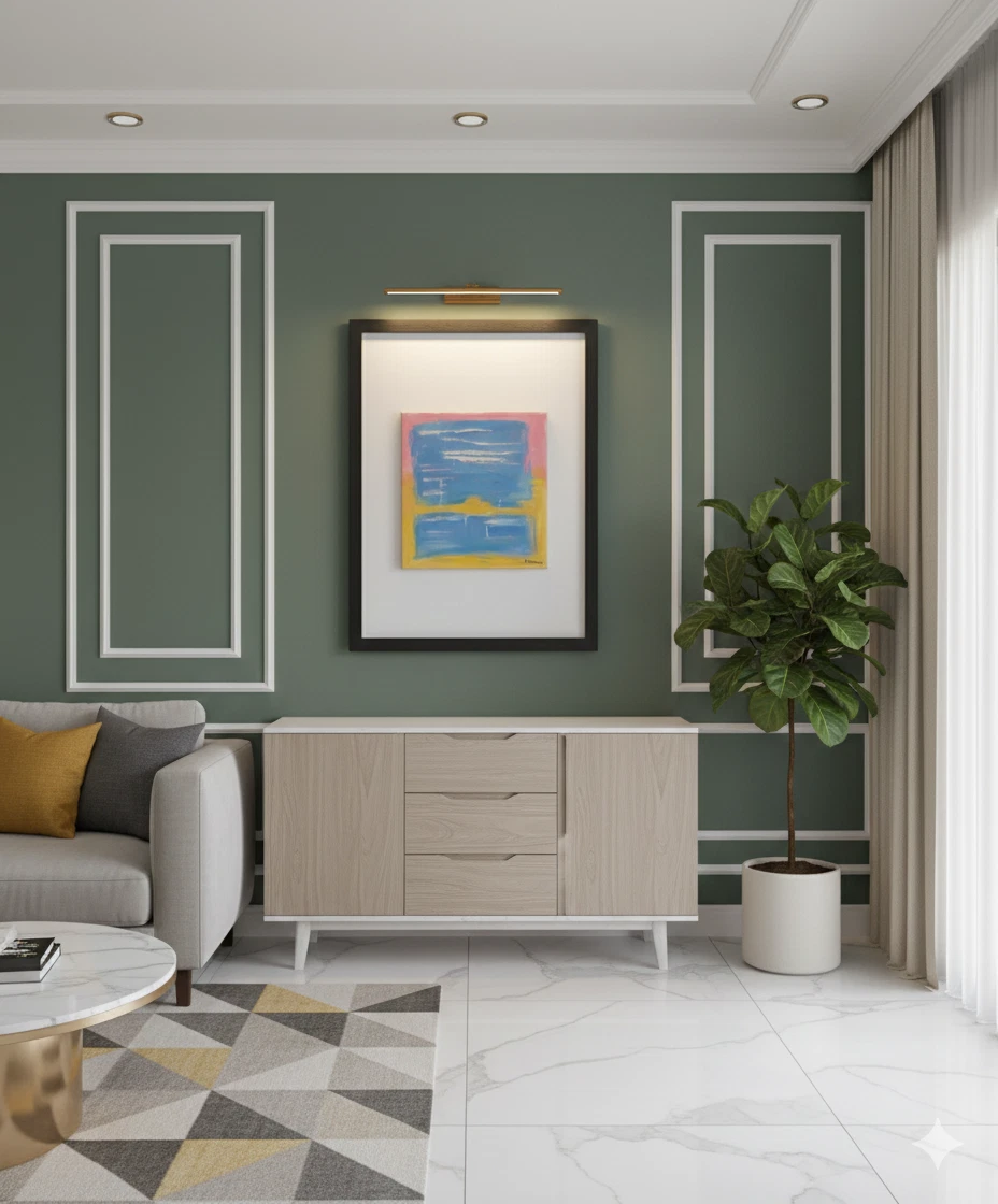 Original painting Oil on canvas over wood 52 x 72 cm framed. hand made artwork