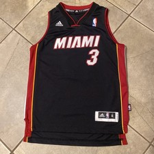 Adidas Dwyane Wade Miami Heat Youth Basketball Jersey Medium