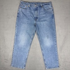 Levi's 550 Relaxed Fit Jeans Tapered Leg Blue Denim Medium Wash 40x30