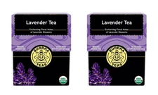 Buddha Teas Organic Lavender Tea 18 bags (2 PACK)